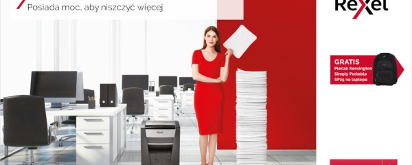 Niszczarki REXEL z prezentami