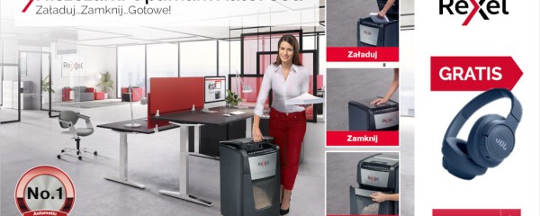 Niszczarki REXEL z prezentami