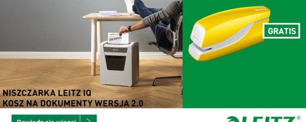 Niszczarki LEITZ z prezentem