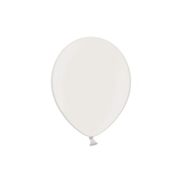 Balony 27cm [100] metalik biały perłowy