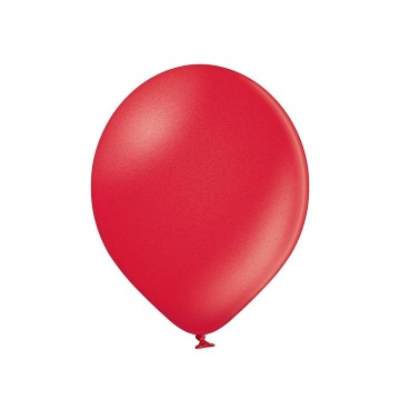 Balony 27cm [100] metalik czerwone