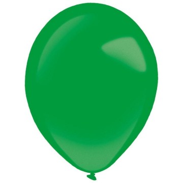 Balony 27cm [100] metalik zielone