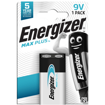 Bateria alkaliczna ENERGIZER MAX PLUS 9V [1]