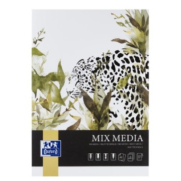 Blok mix media OXFORD ARTISTIC A3/25 225g klejony