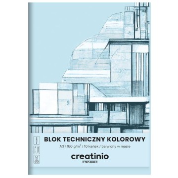 Blok techniczny kolor A3/10 TOP2000 CREATINIO 160g