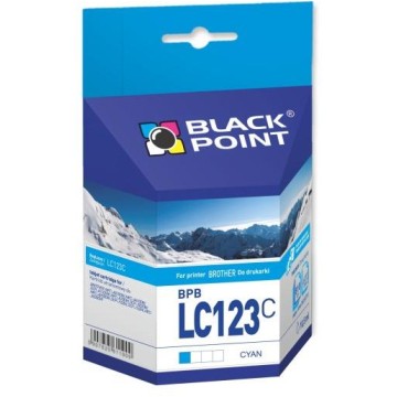 Cart. BROTHER LC 123 cyan BLACKPOINT