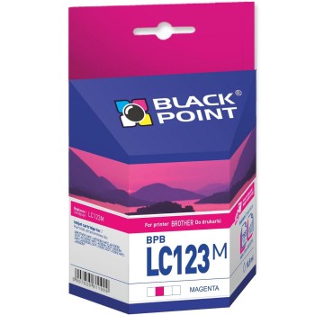 Cart. BROTHER LC 123 magenta BLACKPOINT
