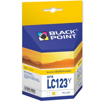 Cart. BROTHER LC 123 yellow BLACKPOINT