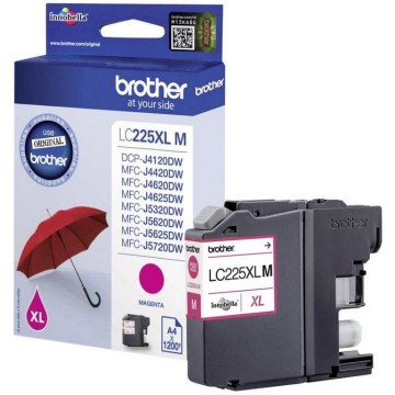 Cart. BROTHER LC 225 XL magenta oryg.