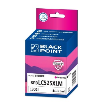 Cart. BROTHER LC 525 XL magenta BLACKPOINT (1.300)