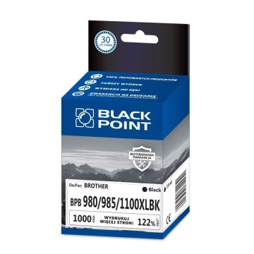 Cart. BROTHER LC 980 XL czarny BLACKPOINT (1.000)
