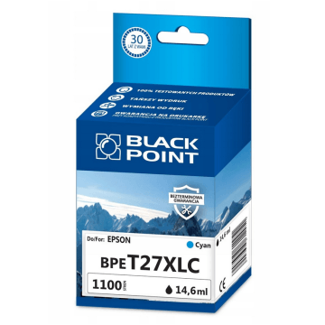 Cart. EPSON T 2712 27XL cyan BLACKPOINT