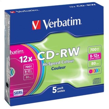 CD-RW VERBATIM slim [5]