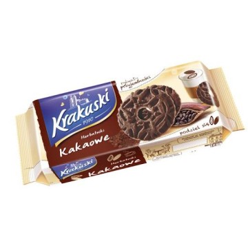 Ciastka KRAKUSKI KAKAOWE 163g