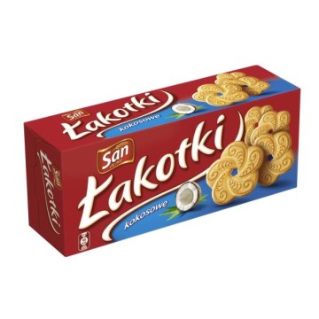 Ciastka ŁAKOTKI kokosowe 168g