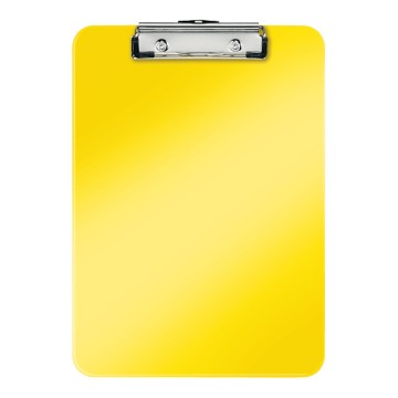 Clipboard A4 LEITZ WOW żółty