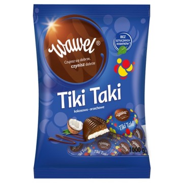 Cukierki WAWEL TIKI TAKI kokosowo-orzechowe 1kg