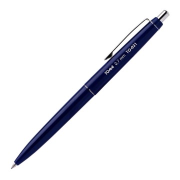Długopis TOMA ASYSTENT 0,7 niebieski /obud. granat