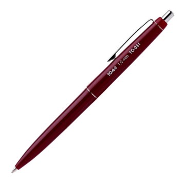 Długopis TOMA ASYSTENT 1,0 niebieski /obud. bordo