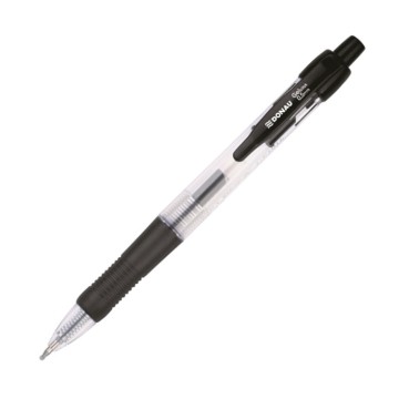 Długopis żelowy DONAU automat czarny