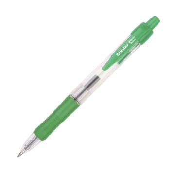 Długopis żelowy DONAU automat zielony