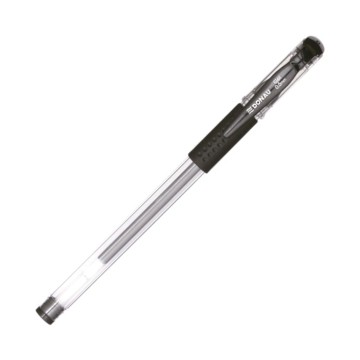Długopis żelowy DONAU ze skuwką czarny