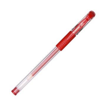 Długopis żelowy DONAU ze skuwką czerwony