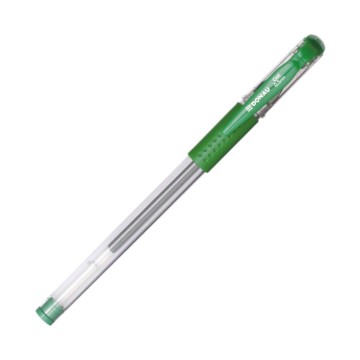 Długopis żelowy DONAU ze skuwką zielony