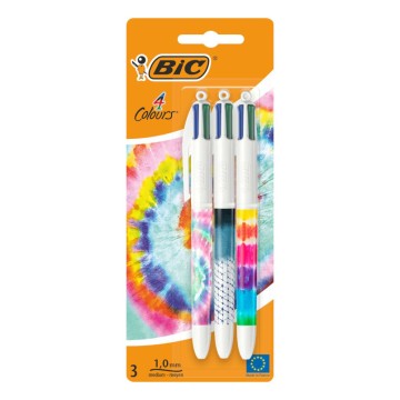 Długopisy BIC 4 COLOURS [3] Tie Dye