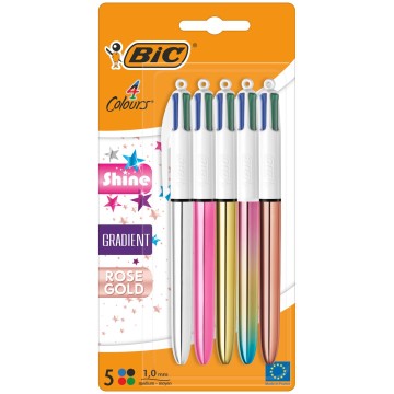 Długopisy BIC 4 COLOURS [5] shine/gradnient
