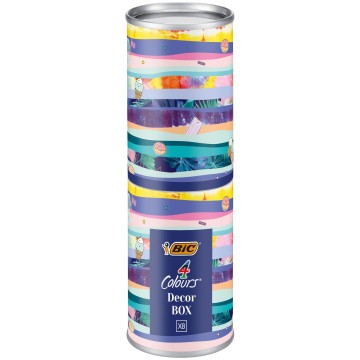 Długopisy BIC 4 COLOURS [8] mix pud. metalowe