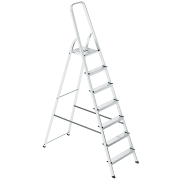 Drabina aluminiowa BAYERSYSTEM 7 stopni (6+1)