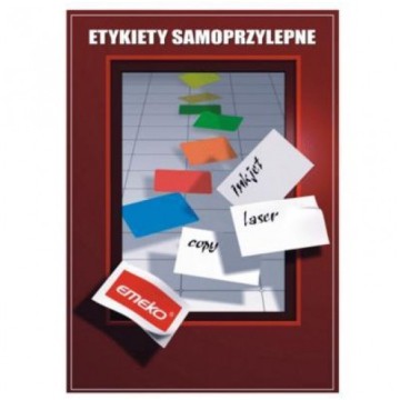 Etykiety samop. A4 EMEKO [100] 210/297 FLUO żółte