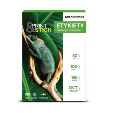 Etykiety samop. A4 MEGIMA [100] 105/37