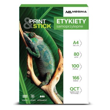 Etykiety samop. A4 MEGIMA [100] 105/74