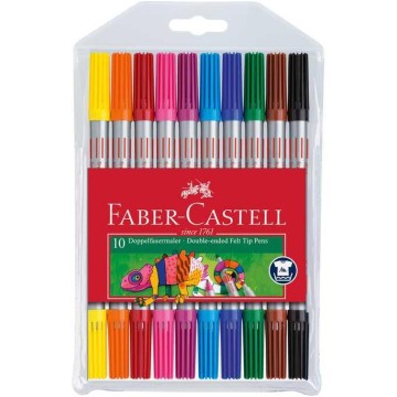 Flamastry FABER CASTELL dwustronne [10]