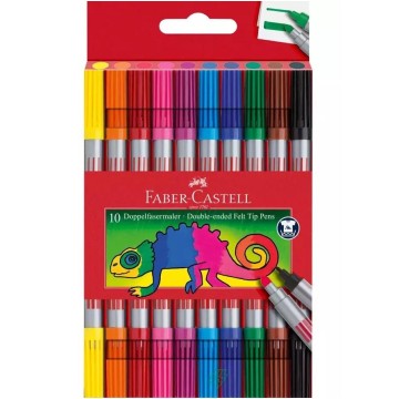 Flamastry FABER CASTELL dwustronne [10]