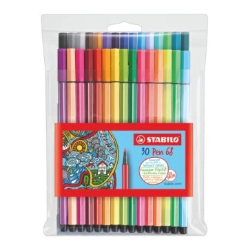 Flamastry STABILO PEN 68 [24+6 NEON] EOL