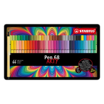 Flamastry STABILO PEN 68 [66] ARTY pud.metal.