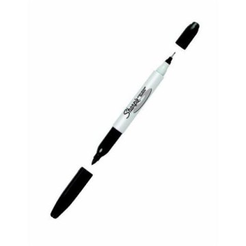 Foliopis dwustronny SHARPIE TWIN czarny