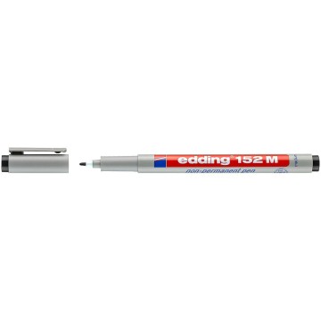 Foliopis zmywalny EDDING 152 M czarny