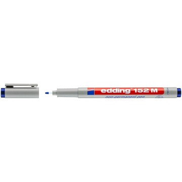 Foliopis zmywalny EDDING 152 M niebieski okr.
