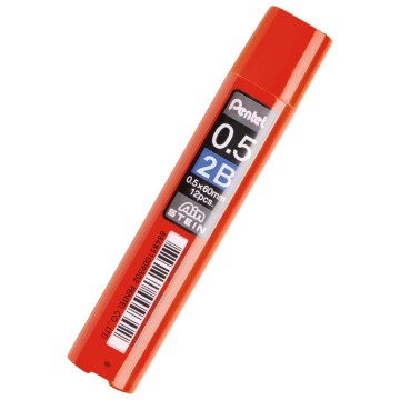 Grafity PENTEL AINSTEIN 0,5 2B wzmocnione (fiolka)