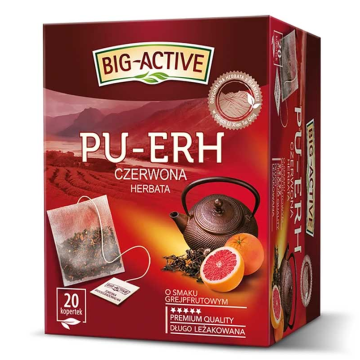Herbata BIG-ACTIVE [20] czerwona PU-ERH grejpfrut