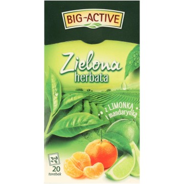 Herbata BIG-ACTIVE [20] zielona mandarynka/limonka