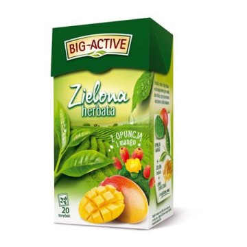 Herbata BIG-ACTIVE [20] zielona opuncja/mango