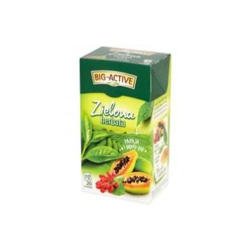 Herbata BIG-ACTIVE [20] zielona papaja/goja