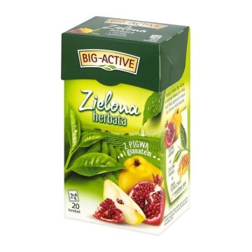 Herbata BIG-ACTIVE [20] zielona pigwa/granat