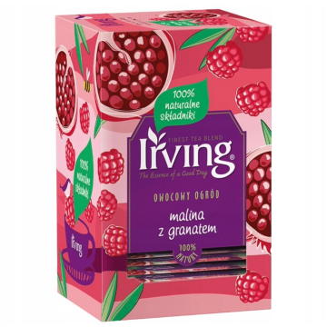 Herbata IRVING [20] malina i granat
