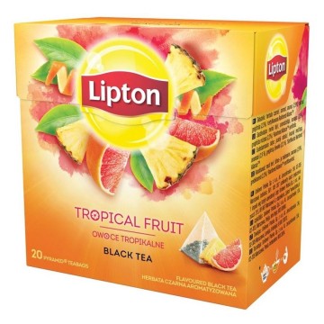 Herbata LIPTON PIRAMIDKI [20] owoce tropikal